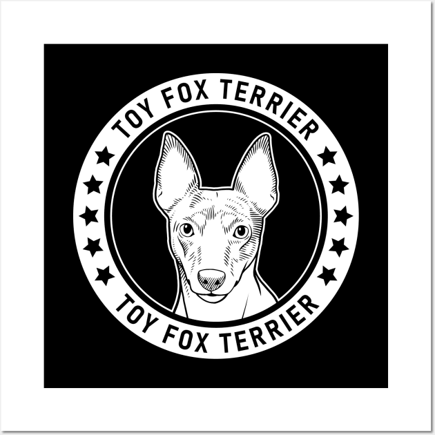 Toy Fox Terrier Fan Gift Wall Art by millersye